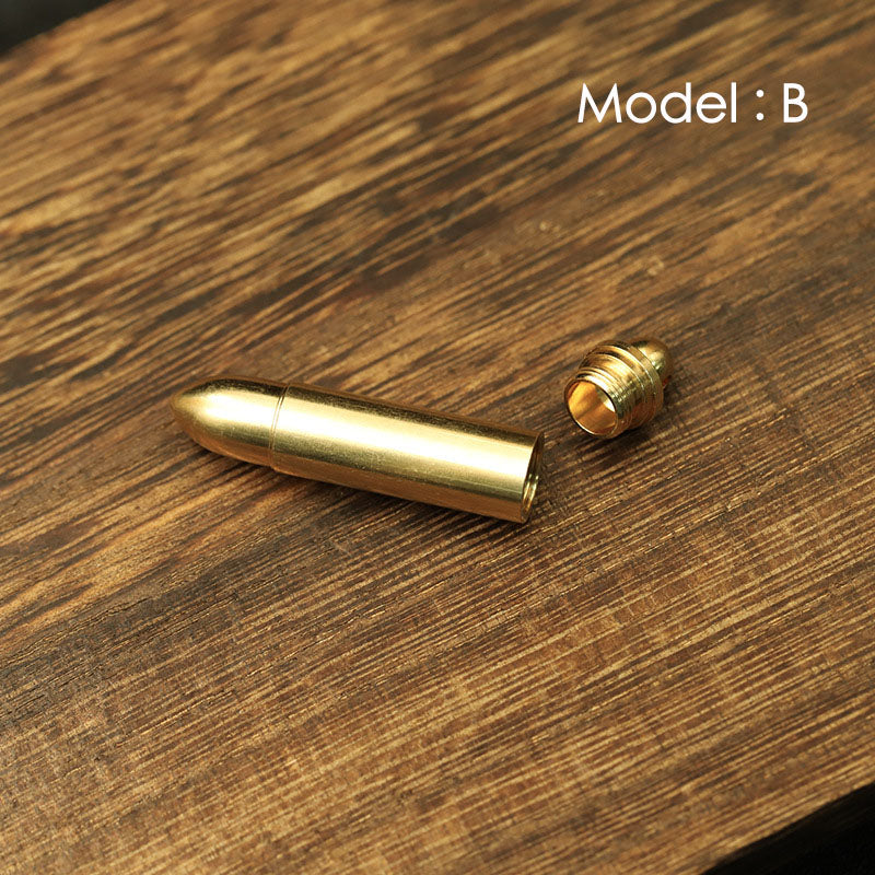 Artistic Copper/Brass Bullet Pendant Key Chain Wallet Bag Accessories DIY