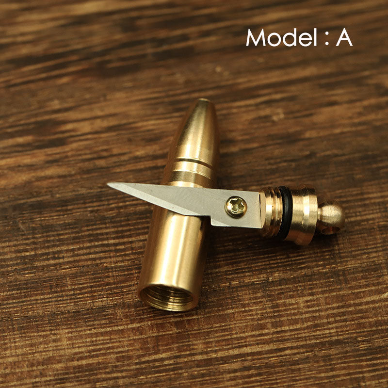 Artistic Copper/Brass Bullet Pendant Key Chain Wallet Bag Accessories DIY
