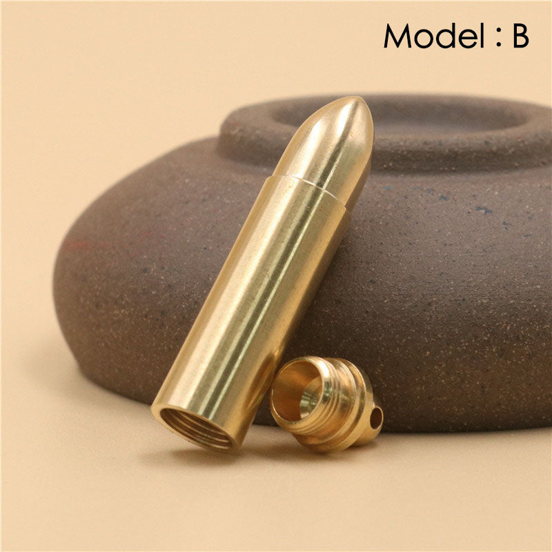 Artistic Copper/Brass Bullet Pendant Key Chain Wallet Bag Accessories DIY