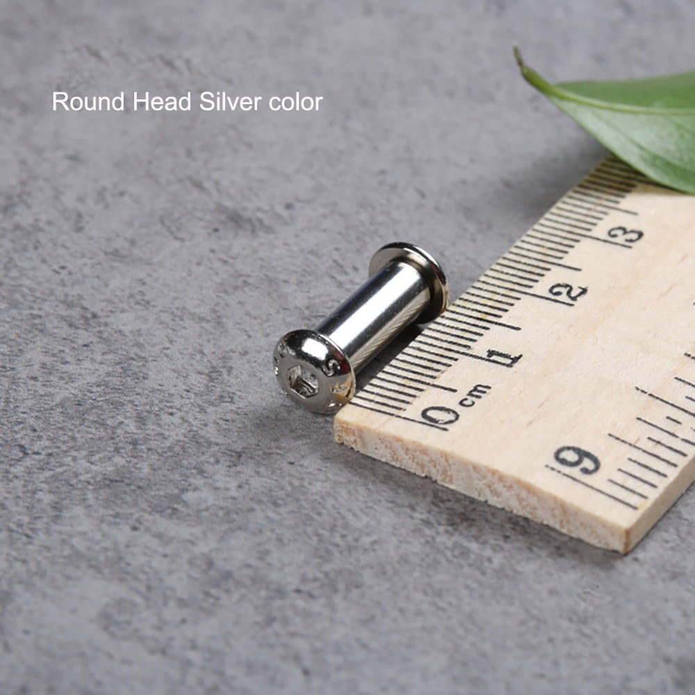 10 Flat/Round Head Screw Bolt Rivets For Knife Handle Hex forming fastering Pin