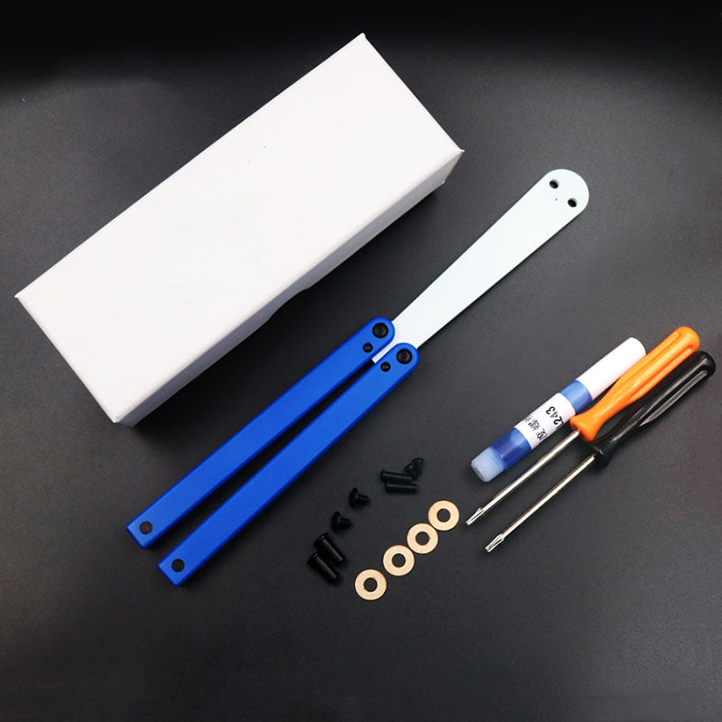 POM plastic Satefy/Durable Practice Balisong Butterfly Training Toy Trainer Knife