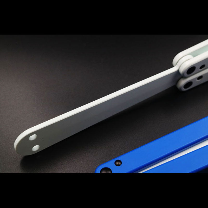 POM plastic Satefy/Durable Practice Balisong Butterfly Training Toy Trainer Knife