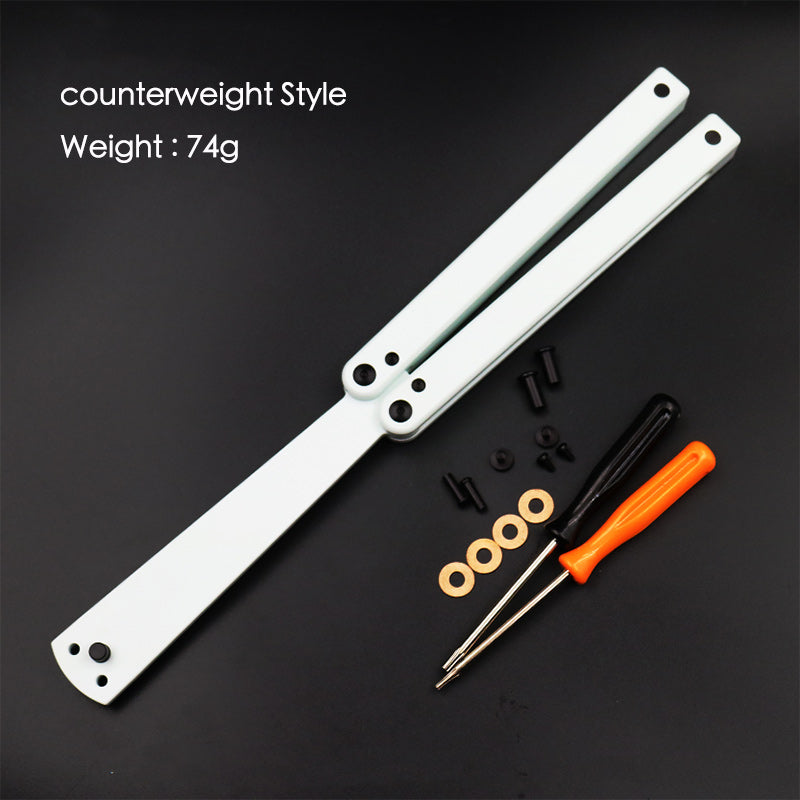 POM plastic Satefy/Durable Practice Balisong Butterfly Training Toy Trainer Knife