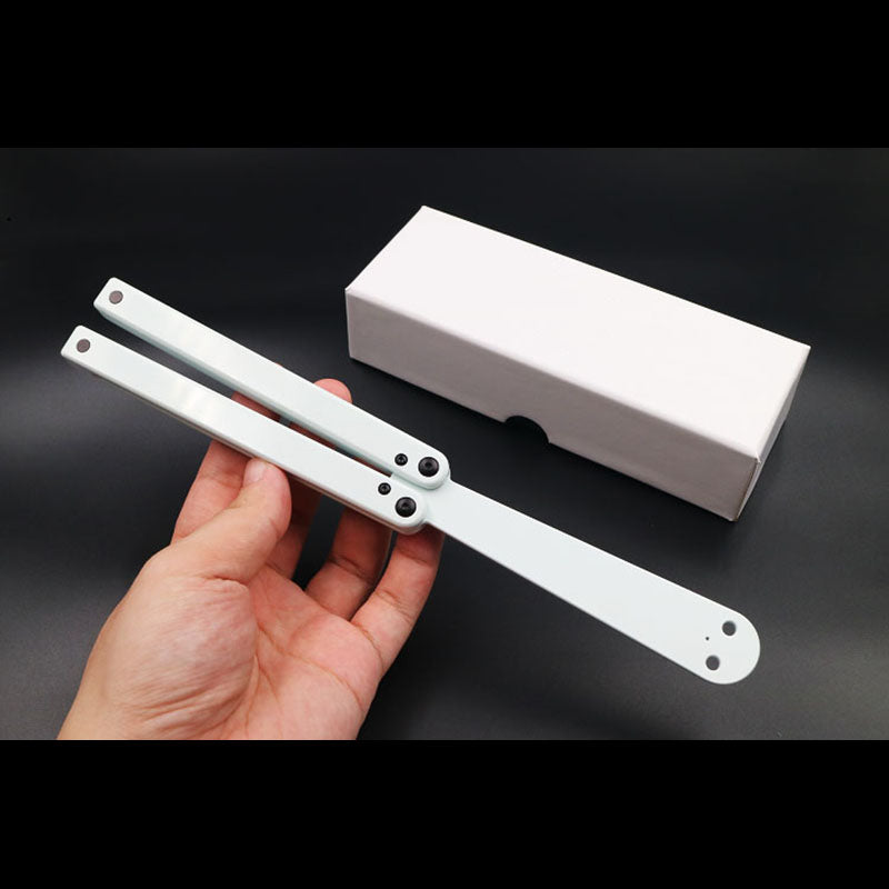 POM plastic Satefy/Durable Practice Balisong Butterfly Training Toy Trainer Knife