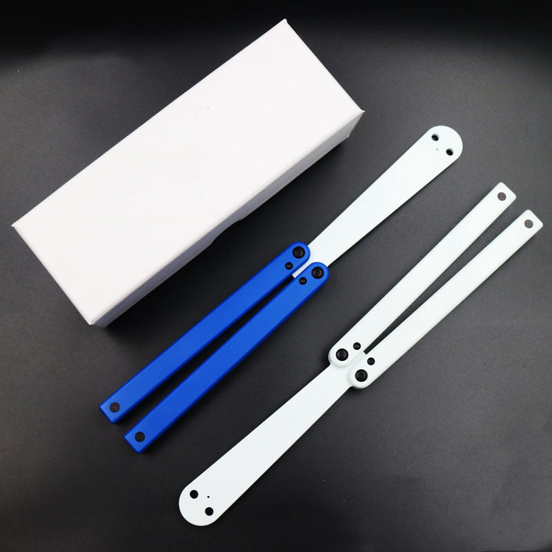 POM plastic Satefy/Durable Practice Balisong Butterfly Training Toy Trainer Knife