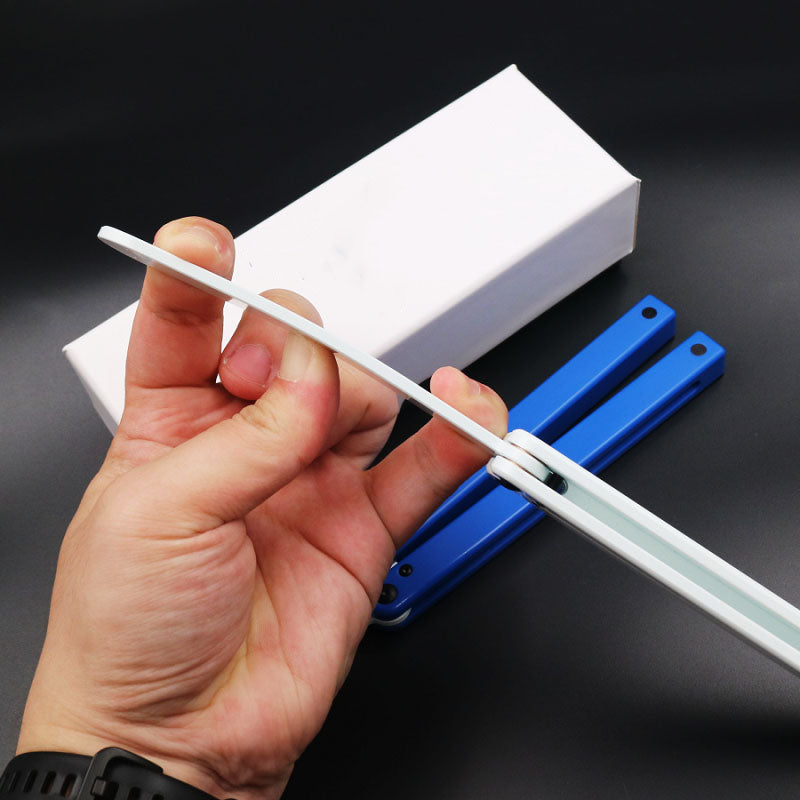 POM plastic Satefy/Durable Practice Balisong Butterfly Training Toy Trainer Knife