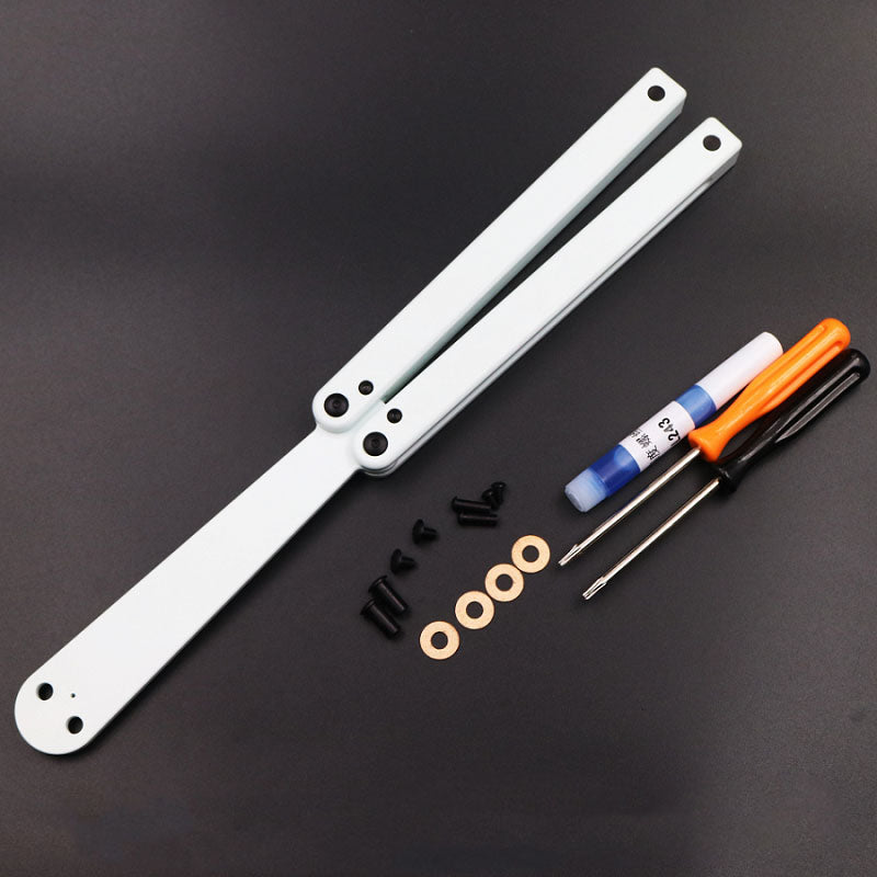 POM plastic Satefy/Durable Practice Balisong Butterfly Training Toy Trainer Knife