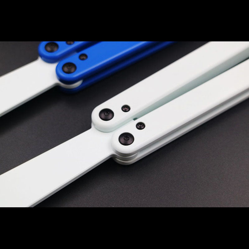 POM plastic Satefy/Durable Practice Balisong Butterfly Training Toy Trainer Knife