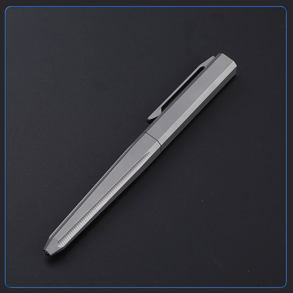 Solide Titan Legierung Selbstverteidigung Taktische Überleben Werkzeug Stift Unterzeichnung EDC Geschenk