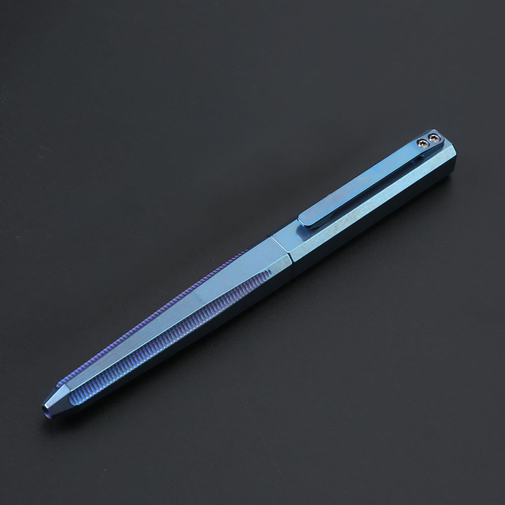 Solide Titan Legierung Selbstverteidigung Taktische Überleben Werkzeug Stift Unterzeichnung EDC Geschenk