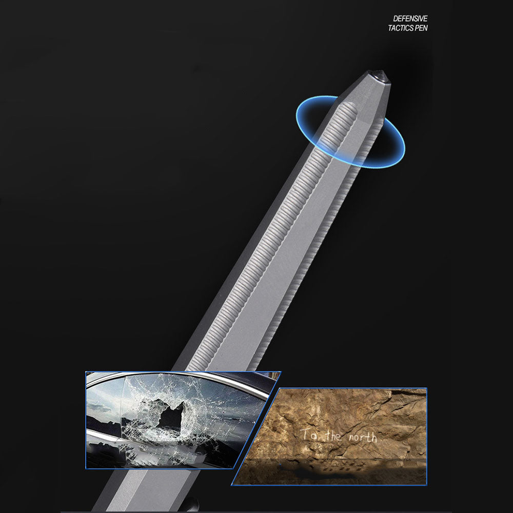 Solide Titan Legierung Selbstverteidigung Taktische Überleben Werkzeug Stift Unterzeichnung EDC Geschenk