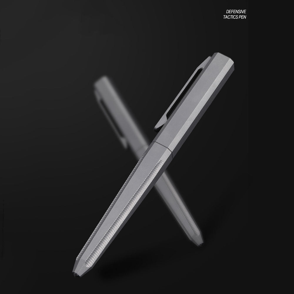 Solide Titan Legierung Selbstverteidigung Taktische Überleben Werkzeug Stift Unterzeichnung EDC Geschenk