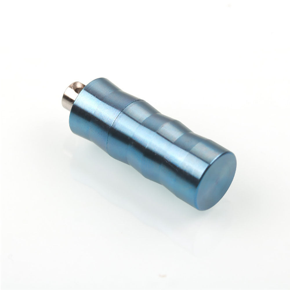 Titanium Mini Waterproof Medicine Box Pill Case Bullet Shape Necklace Pendant