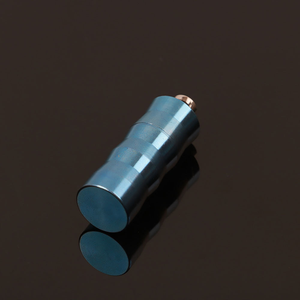 Titanium Mini Waterproof Medicine Box Pill Case Bullet Shape Necklace Pendant