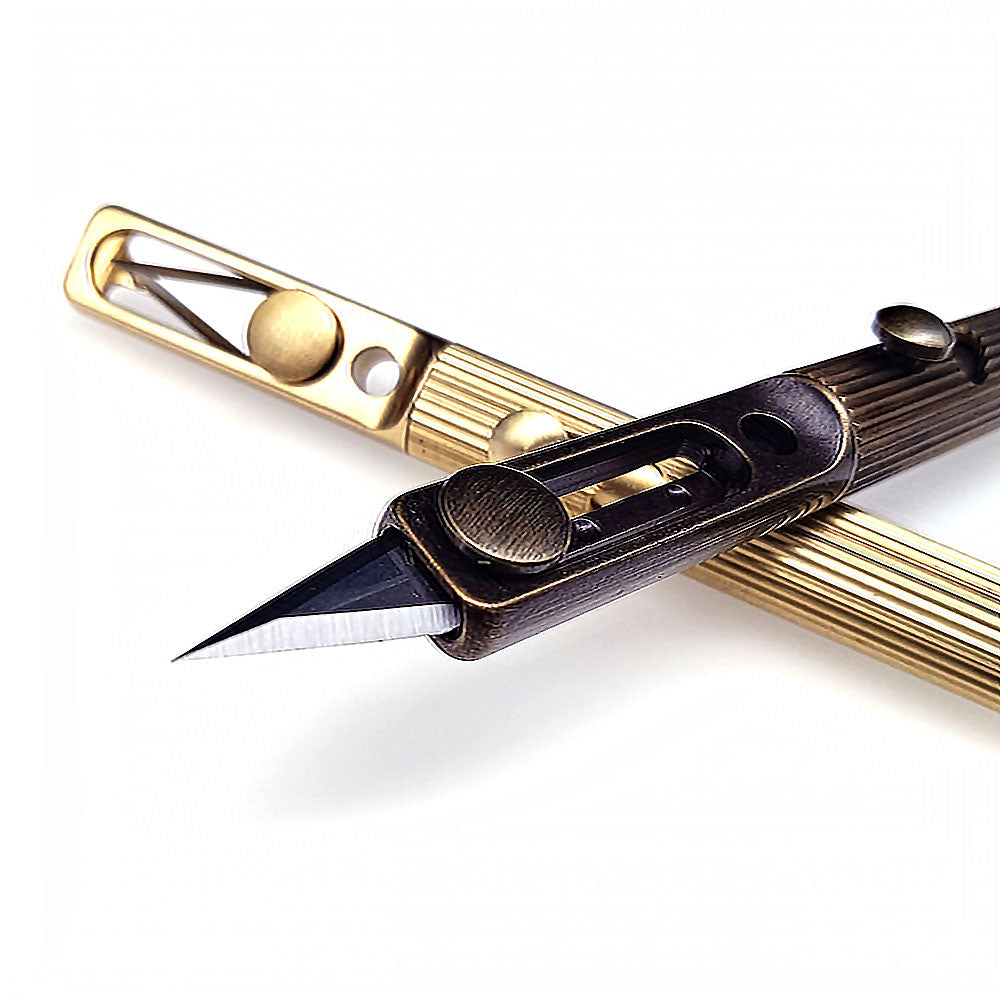 Massiver Messing Bolt Action Kugelschreiber Qualität Kupfer Kunst Handwerk Tasche EDC Geschenk2