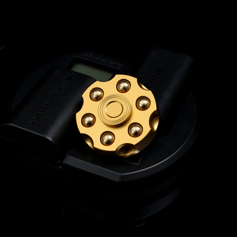 Messing Revolver Kugeln Fidget Spinner EDC Hand Finger Fokus Spielzeug EDC Geschenk