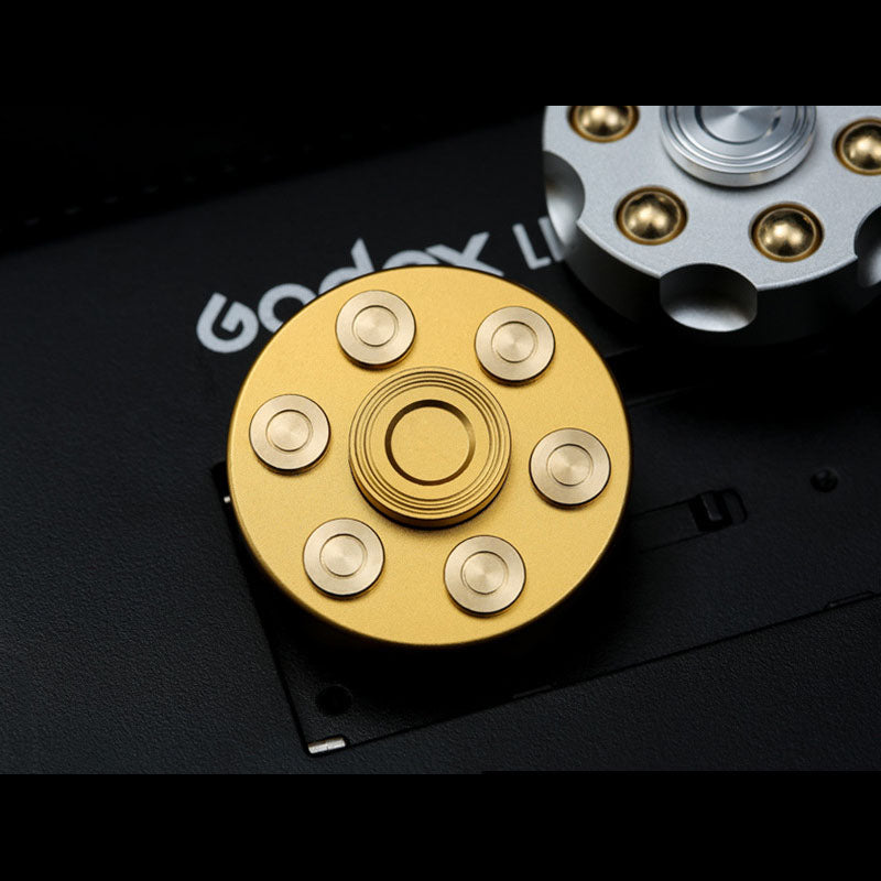 Messing Revolver Kugeln Fidget Spinner EDC Hand Finger Fokus Spielzeug EDC Geschenk