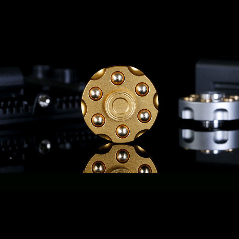 Messing Revolver Kugeln Fidget Spinner EDC Hand Finger Fokus Spielzeug EDC Geschenk
