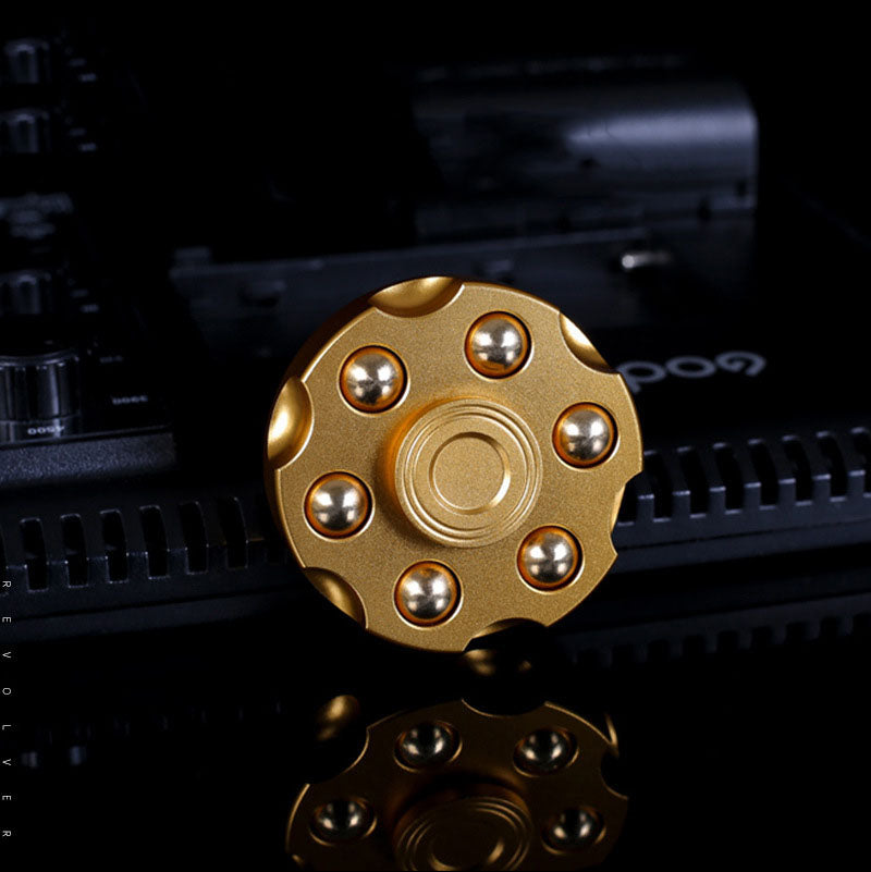 Messing Revolver Kugeln Fidget Spinner EDC Hand Finger Fokus Spielzeug EDC Geschenk