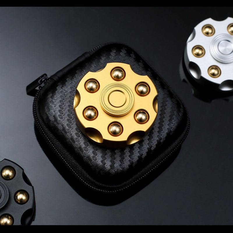 Messing Revolver Kugeln Fidget Spinner EDC Hand Finger Fokus Spielzeug EDC Geschenk