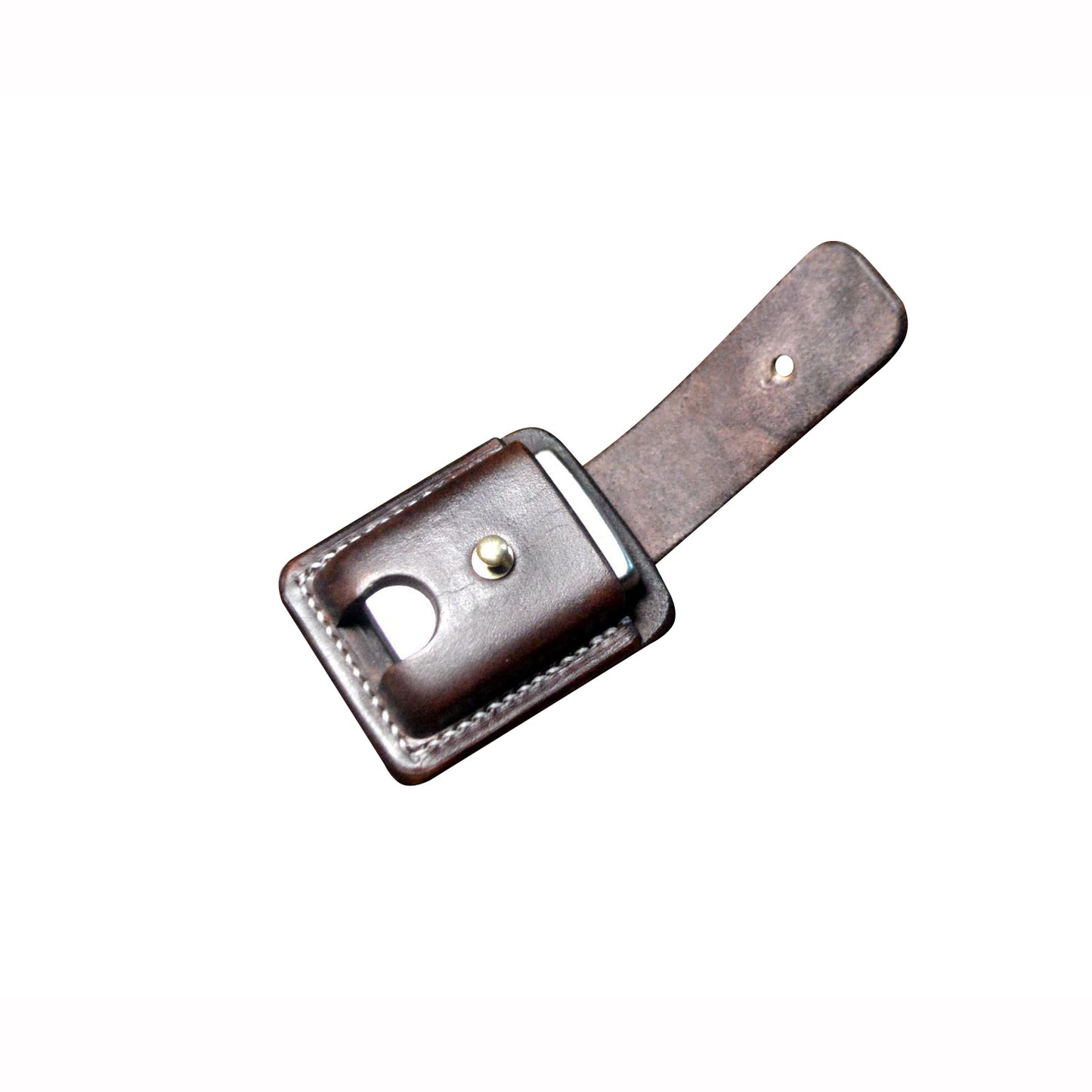 Hand made Genuine Leather Case For Zippo Lighter Full Grain Cowhide Pouch Holder
