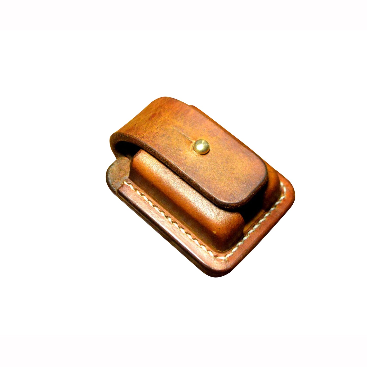 Hand made Genuine Leather Case For Zippo Lighter Full Grain Cowhide Pouch Holder