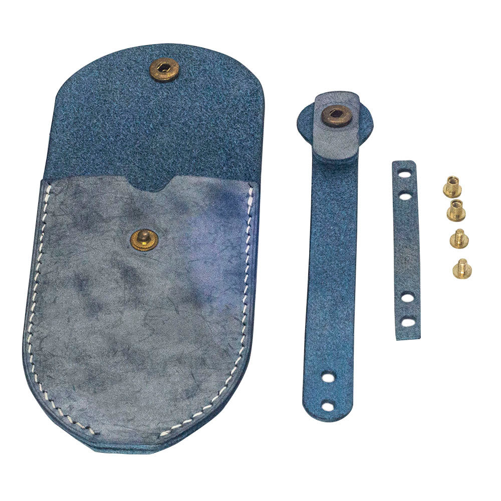 Handmade Foggy wax Leather Craft Multifunction Car Key Chain Case Bag Holder
