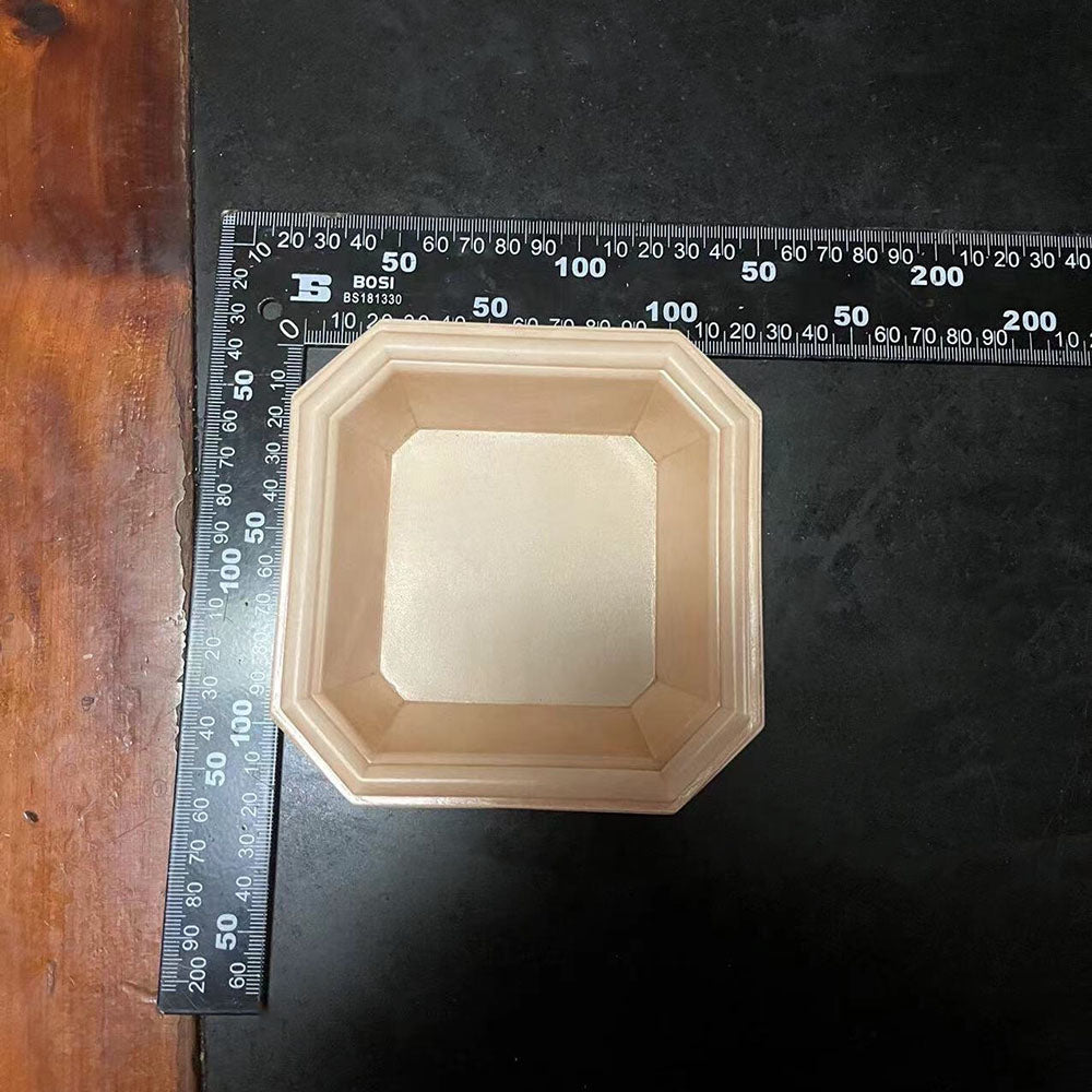 Handmade Molded Genuine Cowhide Vegetable Tanned Leather Catchall Tray Dish
