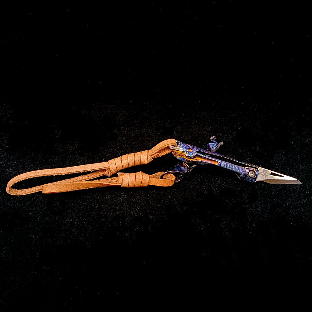 Titan Schlüsselanhänger Mini Bambus Klappmesser Papier Taschenschneider Outdoor EDC