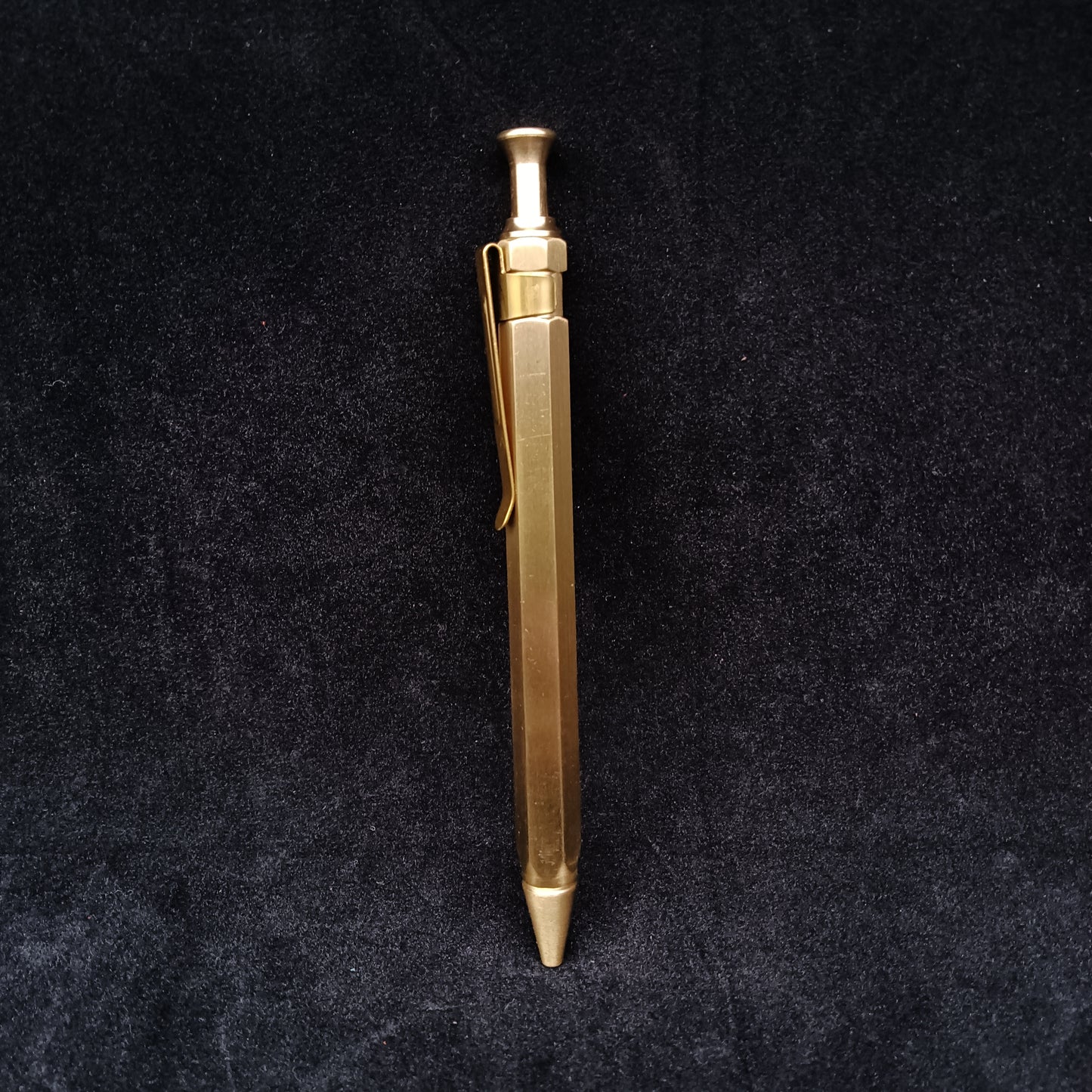 Massiver Messing Bolt Action Kugelschreiber Qualität Kupfer Kunst Handwerk Tasche EDC Geschenk2