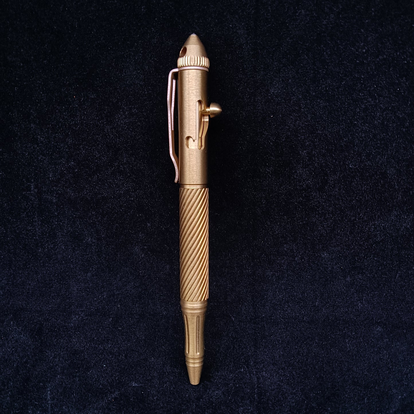 Massiver Messing Bolt Action Kugelschreiber Qualität Kupfer Kunst Handwerk Tasche EDC Geschenk2