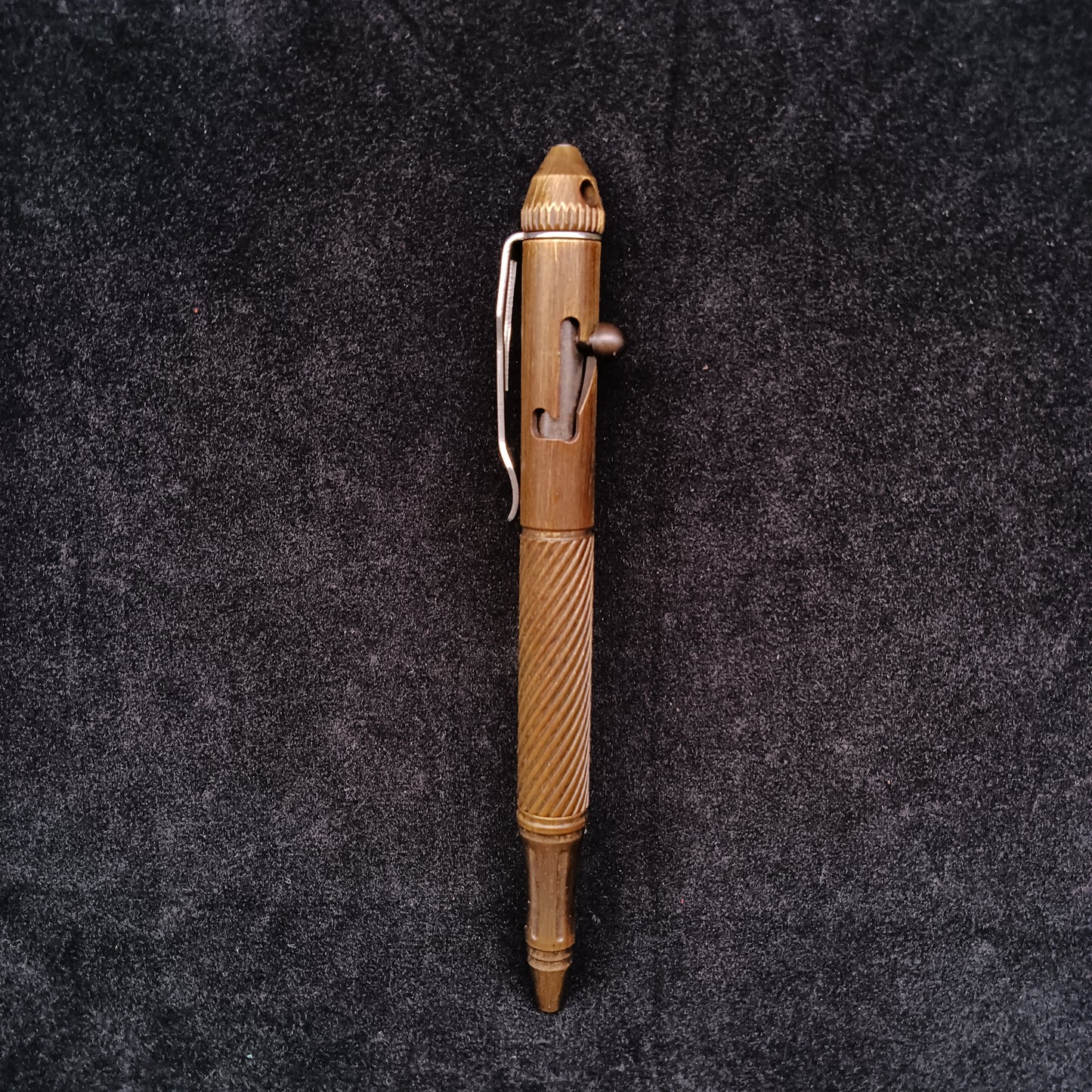 Massiver Messing Bolt Action Kugelschreiber Qualität Kupfer Kunst Handwerk Tasche EDC Geschenk2