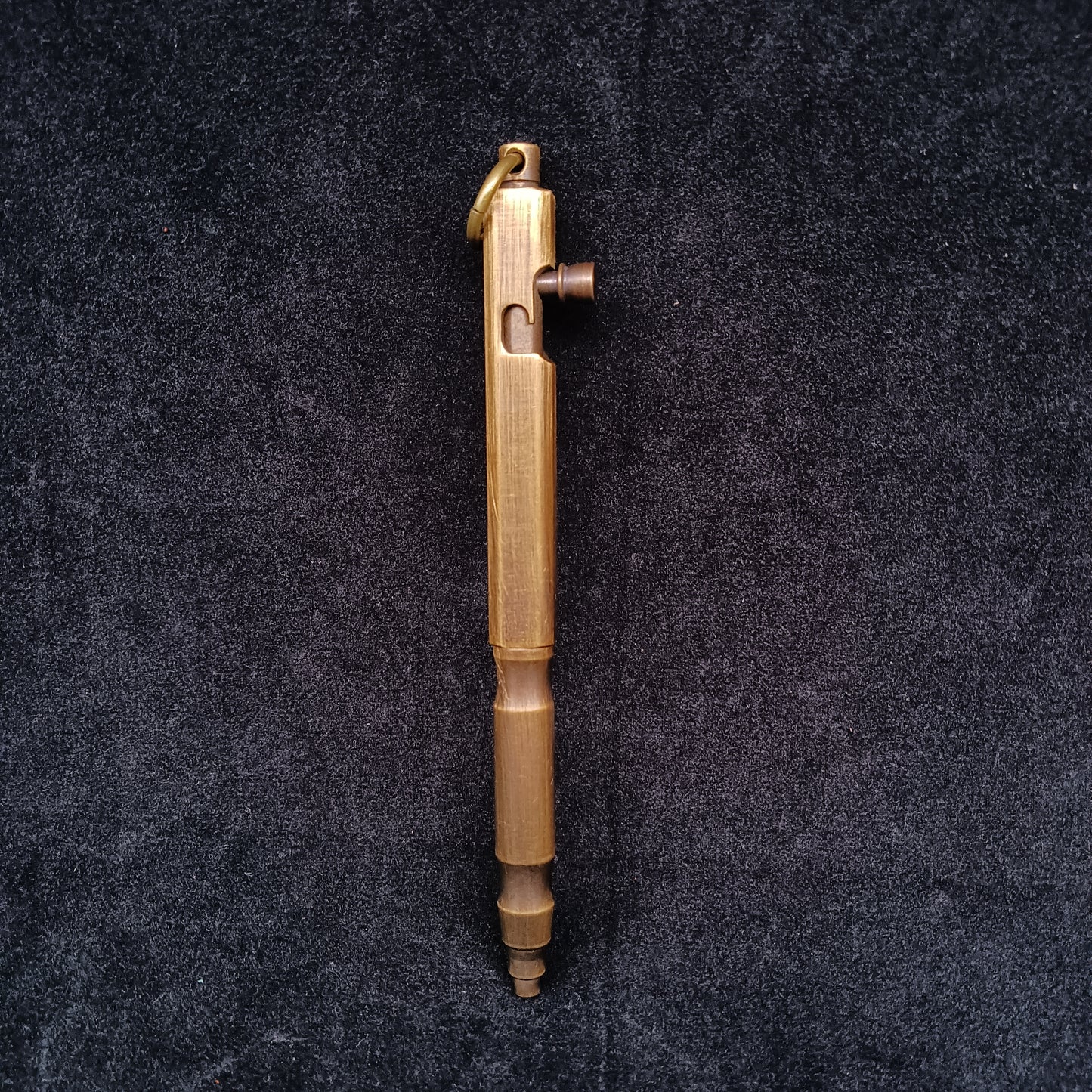Massiver Messing Bolt Action Kugelschreiber Qualität Kupfer Kunst Handwerk Tasche EDC Geschenk2