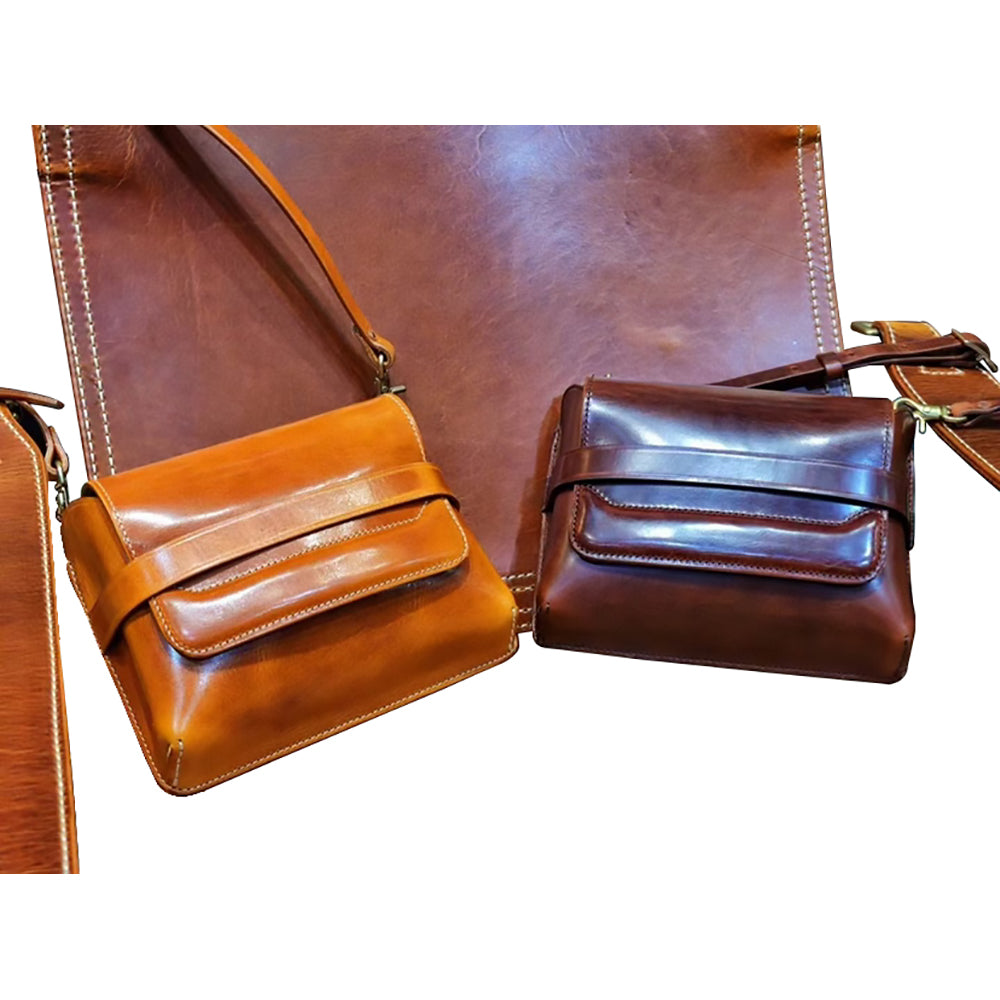 Fat Oil Wax Vegetable Tanned Cowhide Leather Craft Material Pull up Style