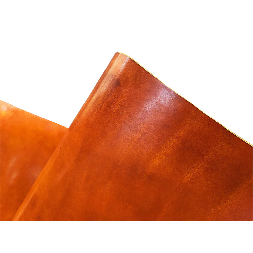 Fat Oil Wax Vegetable Tanned Cowhide Leather Craft Material Pull up Style