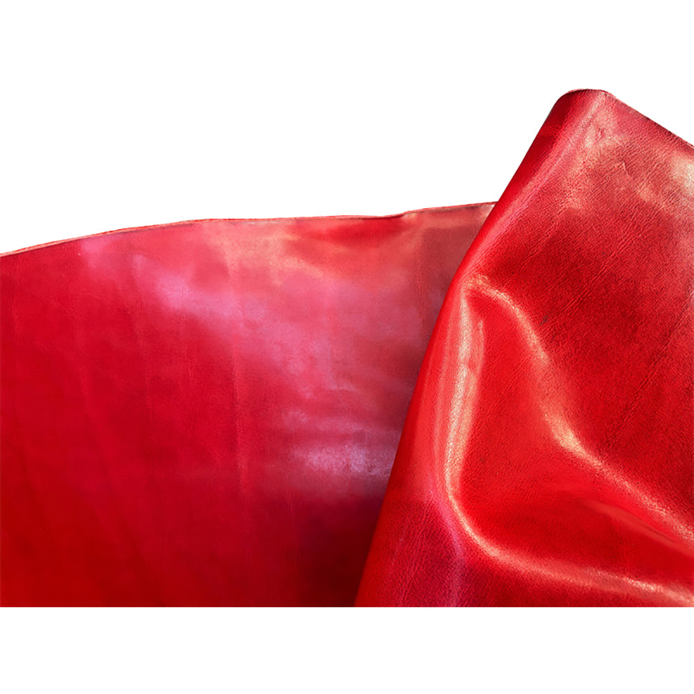 Fat Oil Wax Vegetable Tanned Cowhide Leather Craft Material Pull up Style