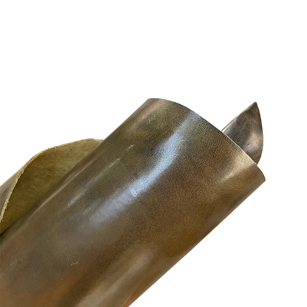 Fat Oil Wax Vegetable Tanned Cowhide Leather Craft Material Pull up Style