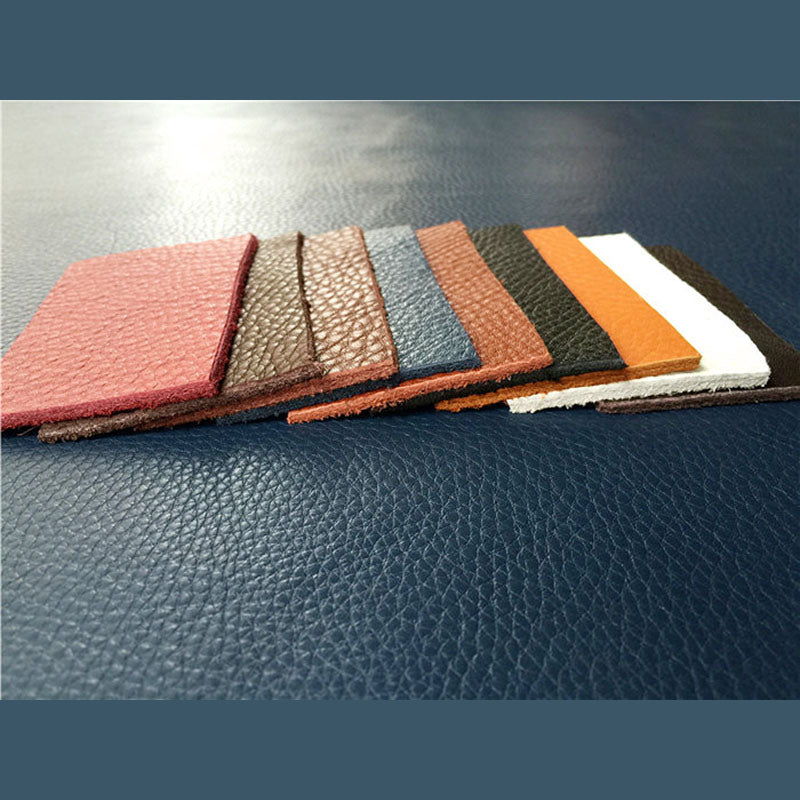 First Layer Lychee Grain Veg Tanned Leather Craft DIY Material Genuine Cowhide