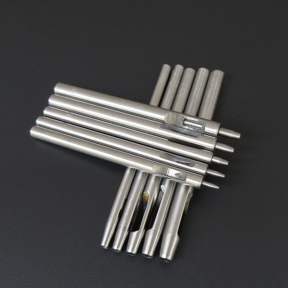 Leather craft Belt hollow round Hole Punch punching tools 0.5-5mm 10pcs/set DIY