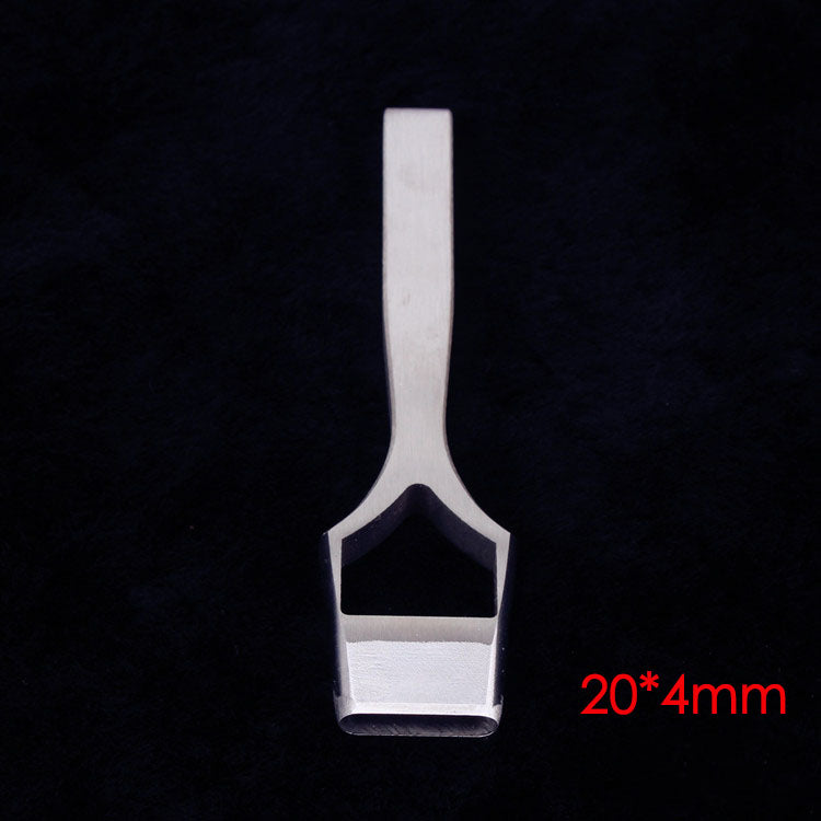 LeatherCraft Belt oblate Hole Punch Tools strap oval Stitching Eyelet Cutter Diy
