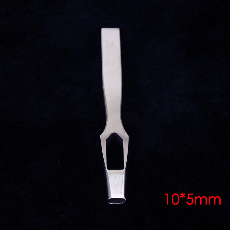 LeatherCraft Belt oblate Hole Punch Tools strap oval Stitching Eyelet Cutter Diy