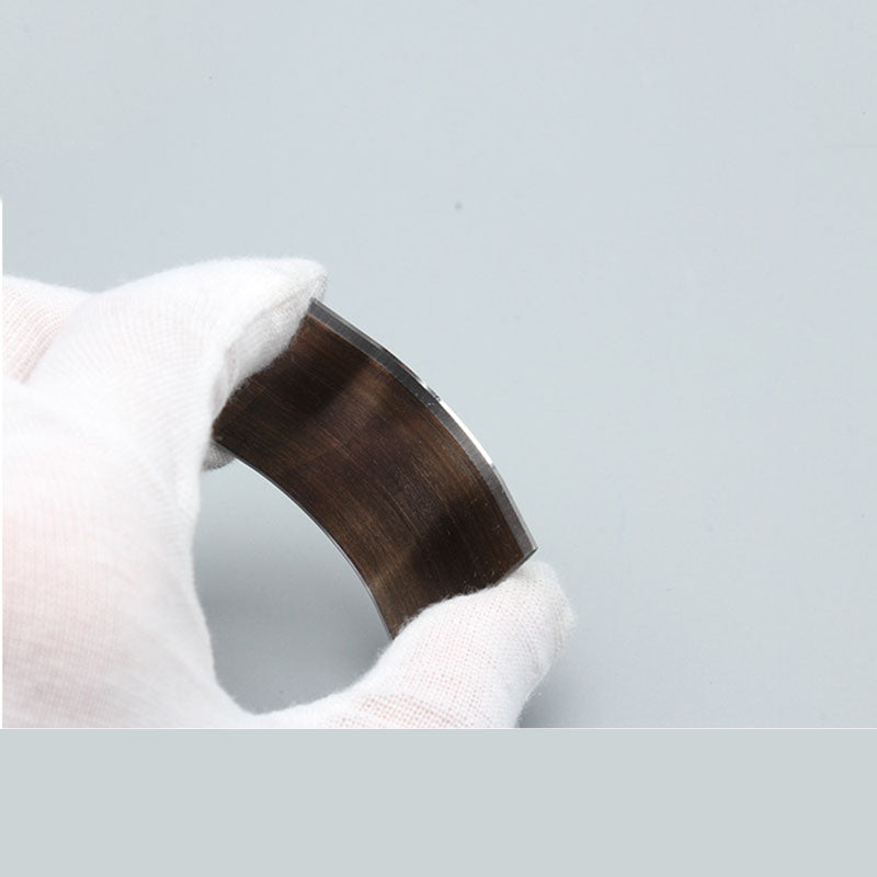 Molde de cuchillo troquelado de arco circular para artesanía en cuero Hoja de acero japonesa Herramientas de perforación