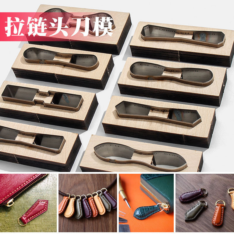 Leather zipper pull Cutter Die Japan blade zip puller Template Cutting –  Bavercraft
