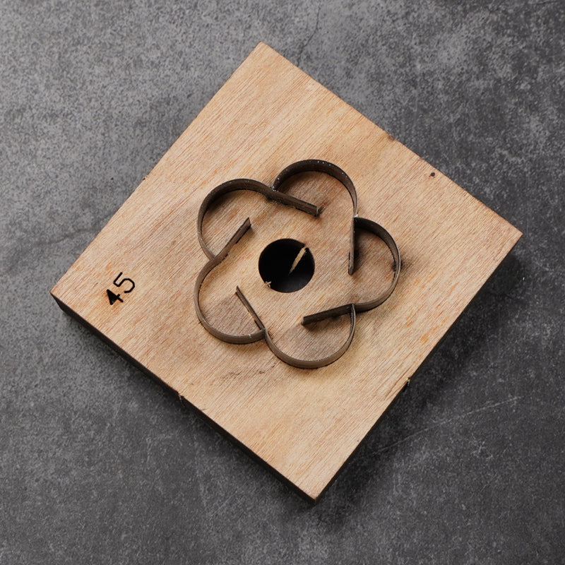 Leather craft flower ball Cutter Die Japan Knife Art Template Cutting mould Tool