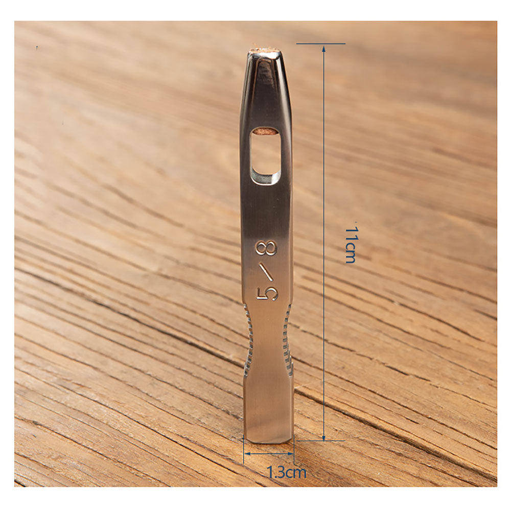 Leather Craft Belt Oblate Hole Punching Tools Strap Oval Stitching Eyelet Cutter