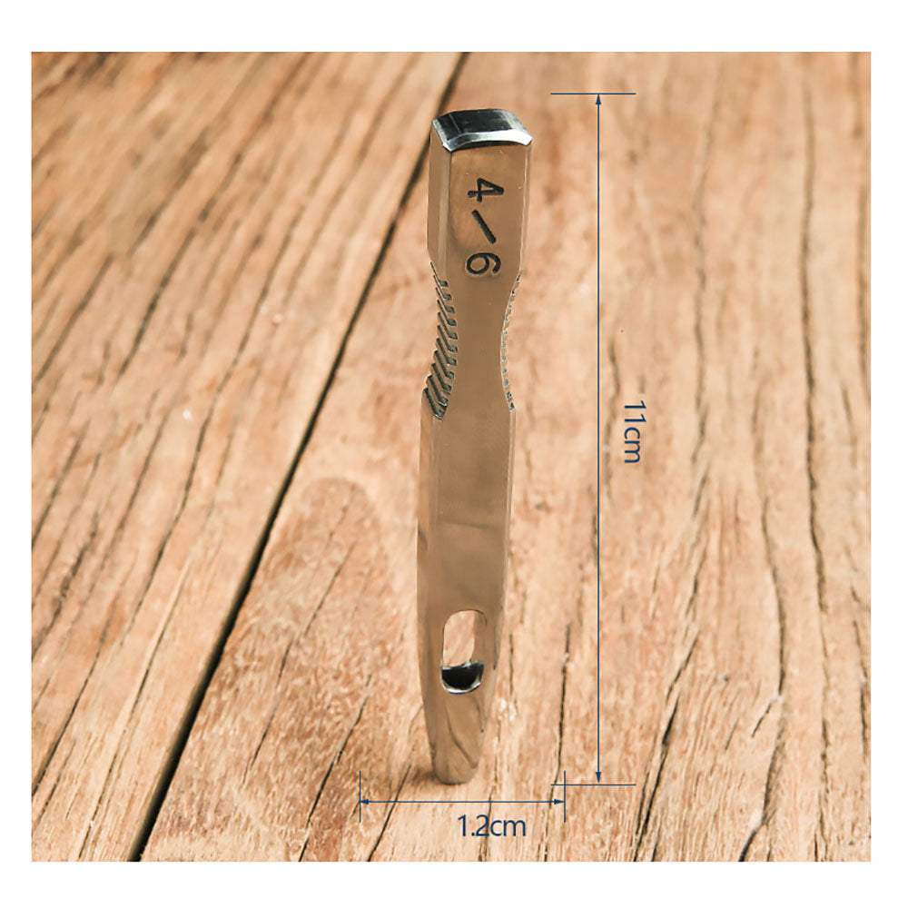 Leather Craft Belt Oblate Hole Punching Tools Strap Oval Stitching Eyelet Cutter