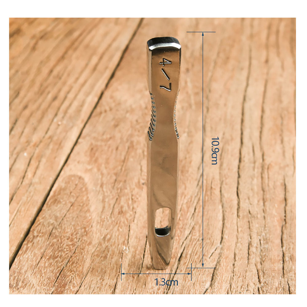 Leather Craft Belt Oblate Hole Punching Tools Strap Oval Stitching Eyelet Cutter