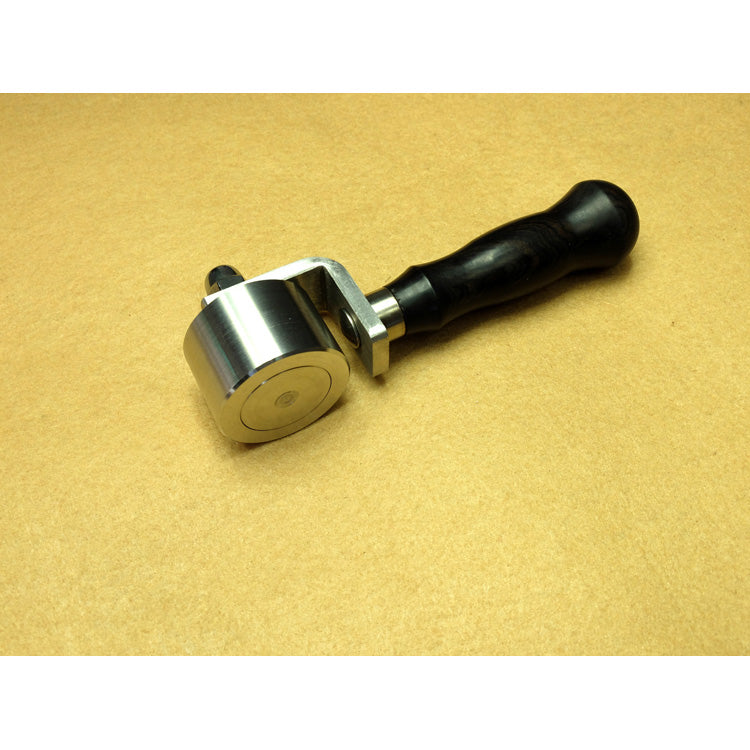 Leather Craft Press Crease Edges Tool Roller Glue Rolling Ebony Wood Handle DIY