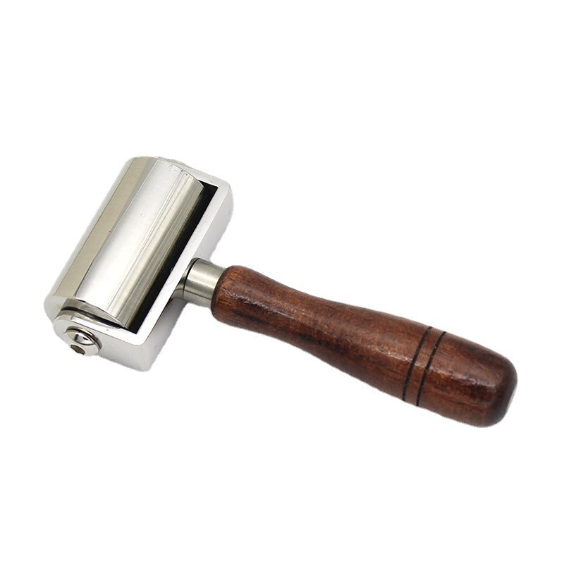 Leder Handwerk Presse Falte Kanten Werkzeuge Stahl Lager Roller Kleber Rollen DIY