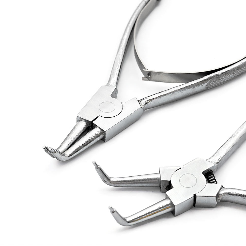 Portable Internal/External Bend/Straight Retaining Clip Snap Ring Circlip Pliers